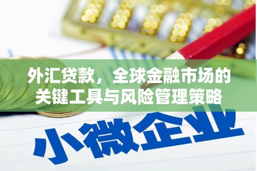 基隆外汇贷款，全球金融市场的关键工具与风险管理策略