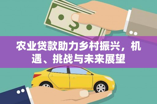 基隆农业贷款助力乡村振兴，机遇、挑战与未来展望