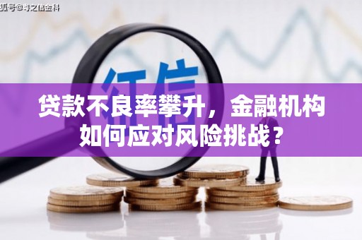 基隆贷款不良率攀升，金融机构如何应对风险挑战？