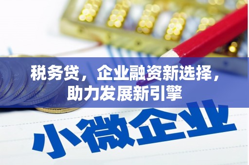 基隆税务贷，企业融资新选择，助力发展新引擎