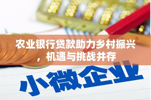 基隆农业银行贷款助力乡村振兴，机遇与挑战并存