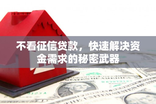 基隆不看征信贷款，快速解决资金需求的秘密武器