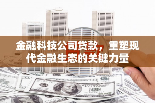基隆金融科技公司贷款，重塑现代金融生态的关键力量
