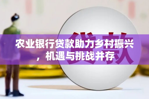 基隆农业银行贷款助力乡村振兴，机遇与挑战并存